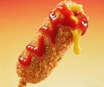 Korean style cheesy corn dog